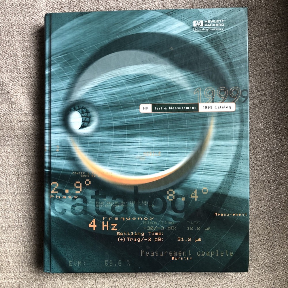 HP  Test and Measurement  Catalog 1999 Hewlett Packard